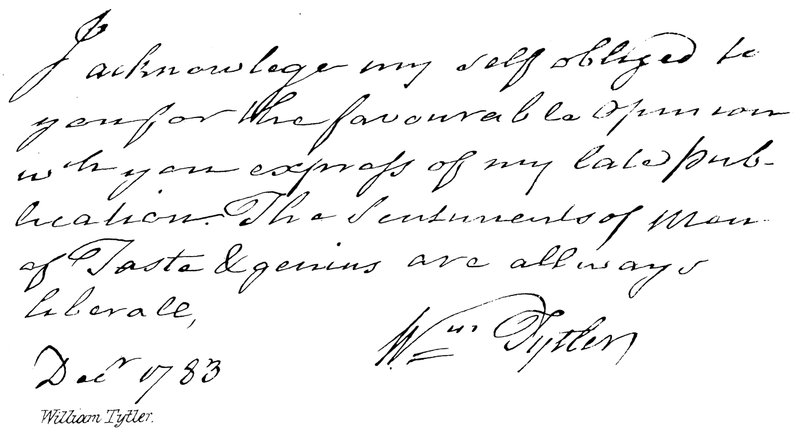 William Tytler av English School