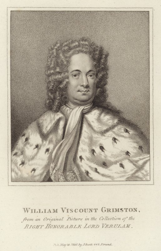 William Viscount Grimston av English School