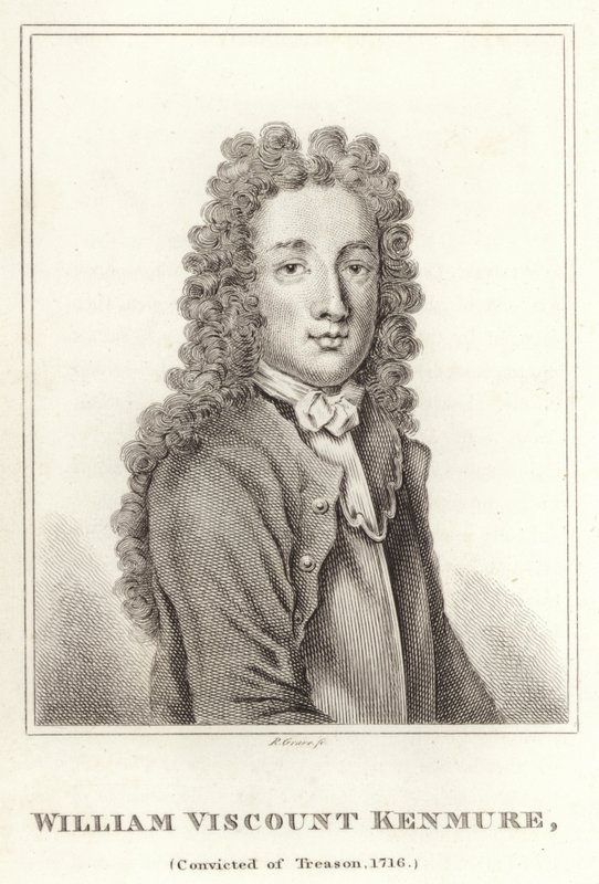 William Viscount Kenmure, dømt for forræderi, 1716 av English School