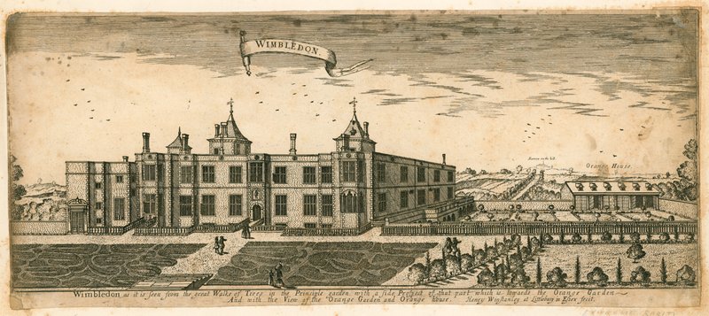Wimbledon, ca 1678 av English School