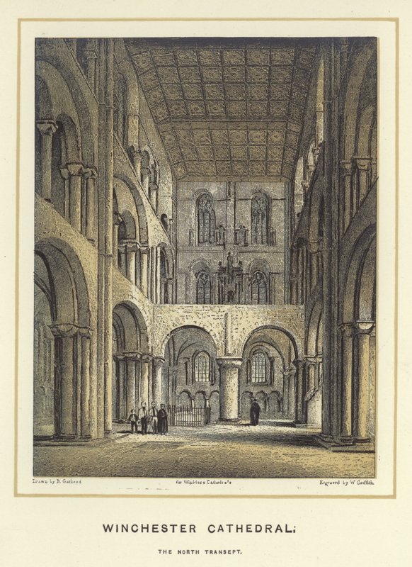 Winchester Cathedral, det nordlige transeptet av English School
