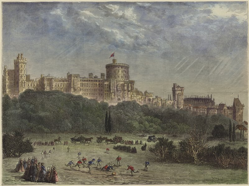 Windsor slott av English School