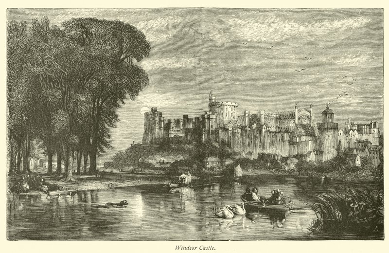 Windsor slott av English School