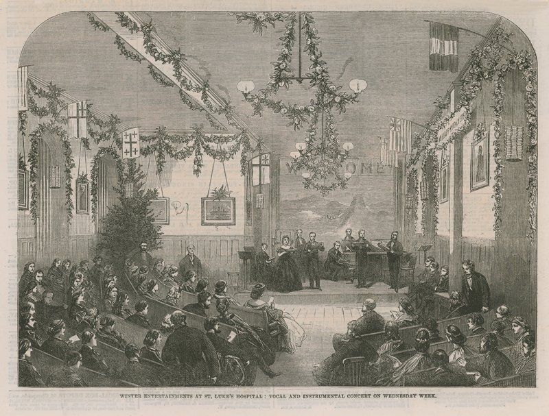 Vinterunderholdning på St Lukes Hospital av English School