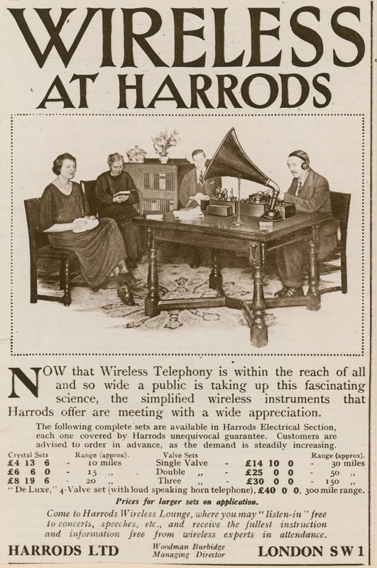 Trådløst hos Harrods av English School