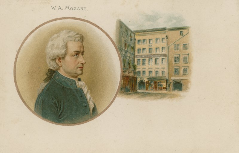 Wolfgang Amadeus Mozart , østerriksk komponist og musiker av English School