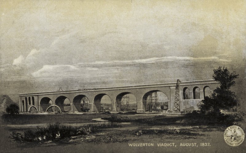 Wolverton Viaduct, august 1837 av English School