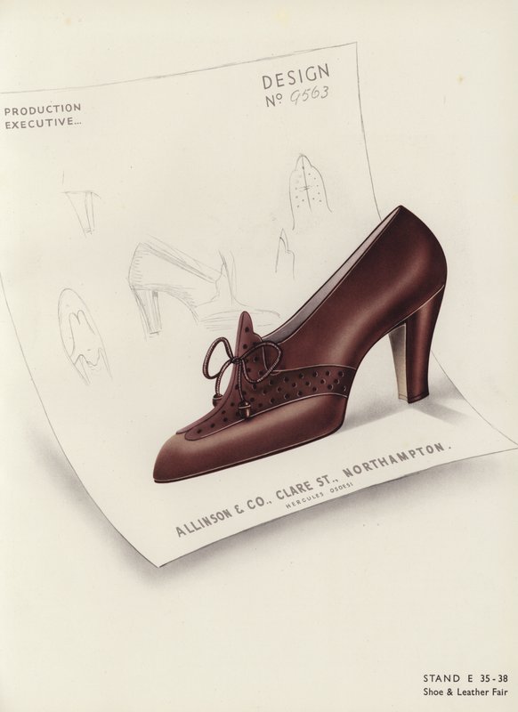 Skoreklame for kvinner, 1930-tallet av English School