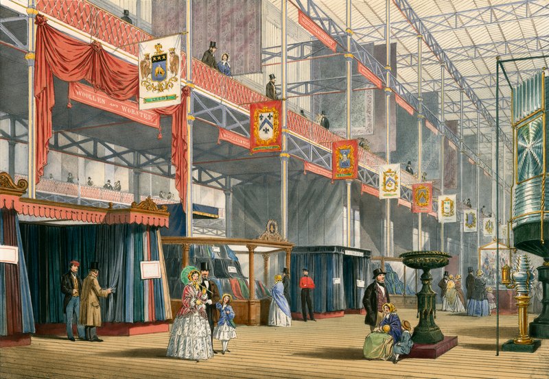 Woolen and Worsted, Den store utstillingen fra 1851 av English School