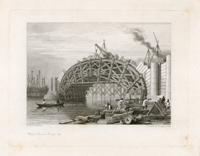 Works, Strand Bridge (dvs. Waterloo Bridge), London av English School