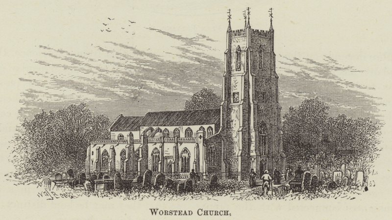 Worstead Church (gravering) av English School