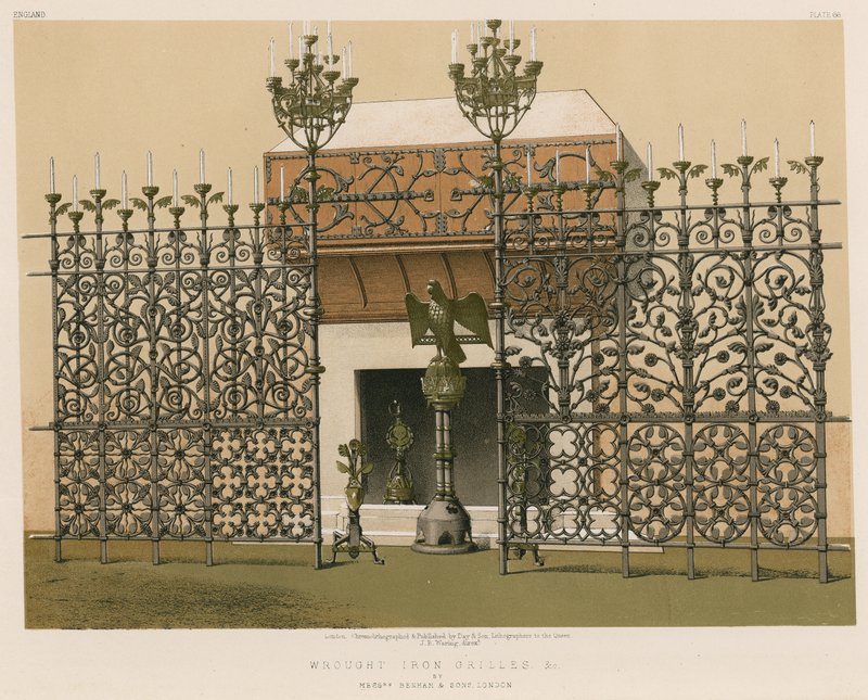 Smijernsgitter og c av Mrs Benham and Sons, London av English School