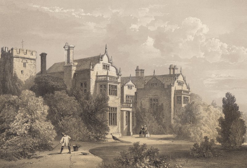 Wroxhall Abbey, Warwickshire av English School