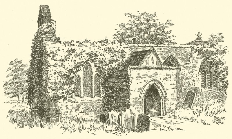 Wycliffe kirke (gravering) av English School