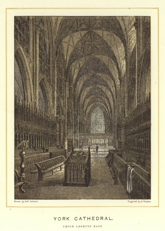 York katedral, kor ser østover av English School