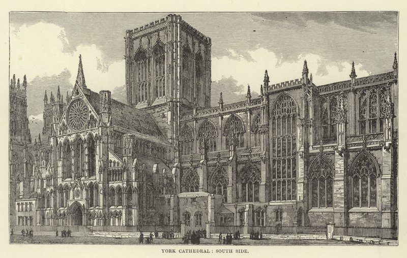 York katedral, sørsiden av English School