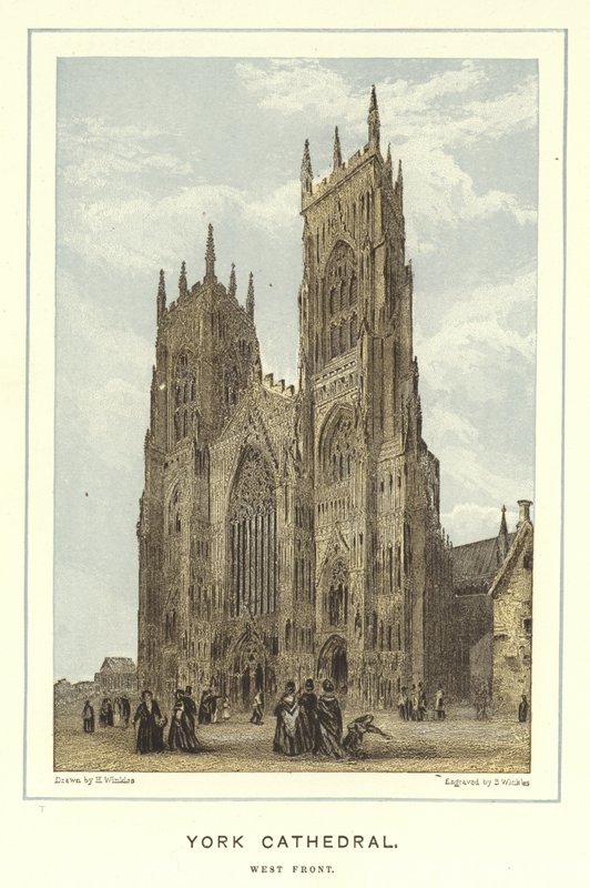 York katedral, vestfronten av English School