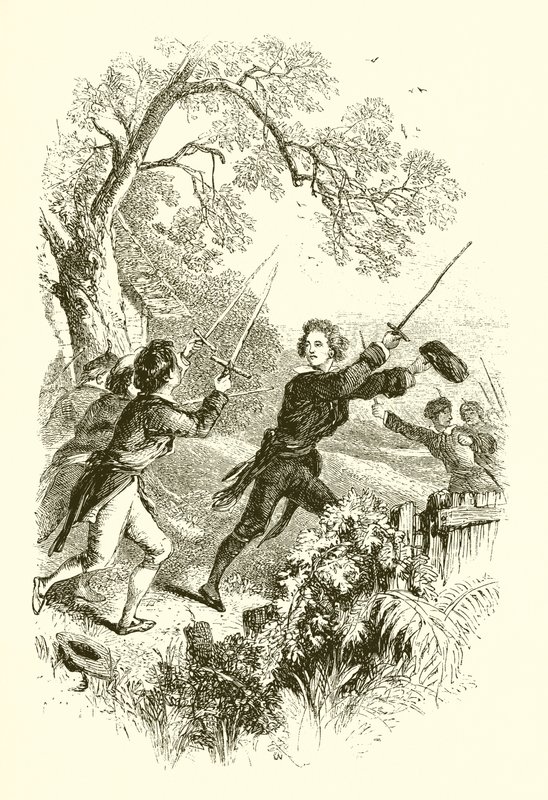 Young Washingtons militære ambisjoner av English School