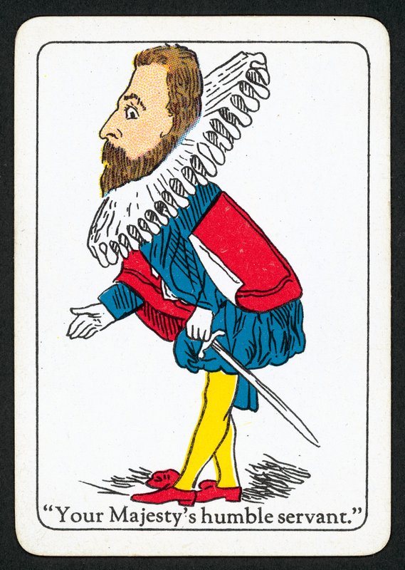 Deres Majestets ydmyke tjener (farge litho) av English School