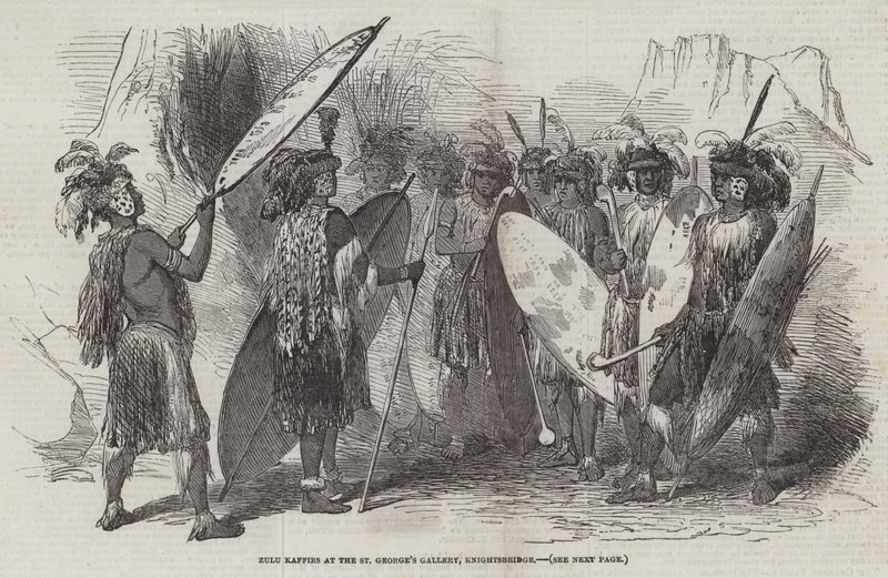 Zulu Kaffirs på St George