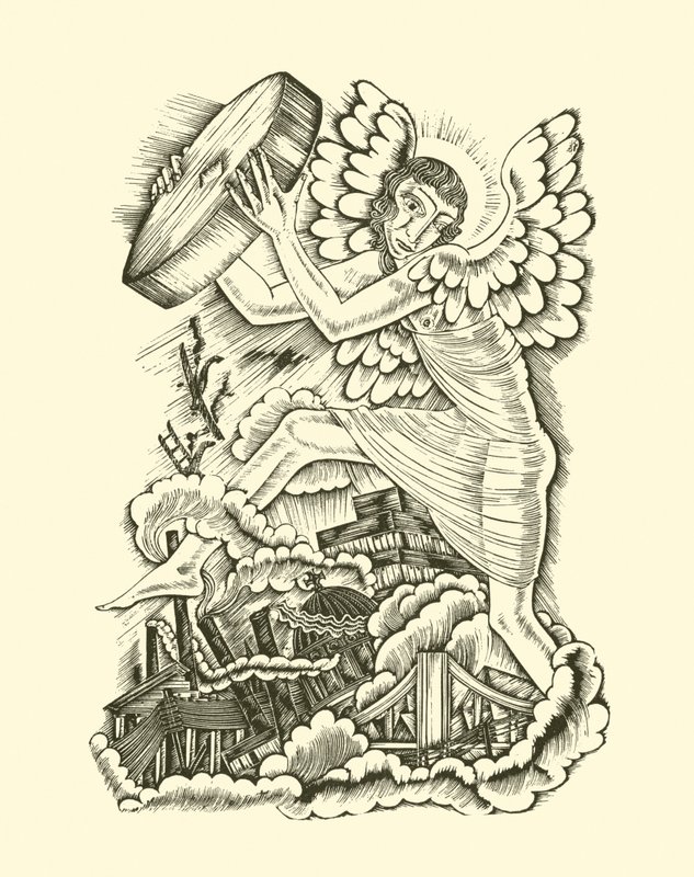 verdens undergang av Eric Gill
