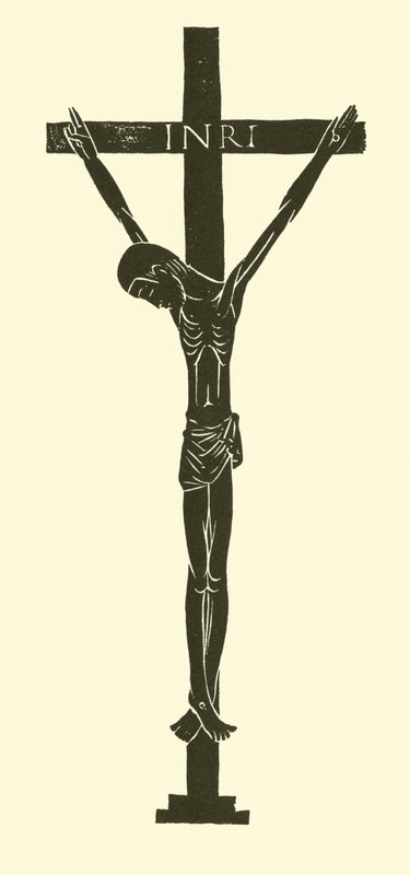 Krusifiks av Eric Gill