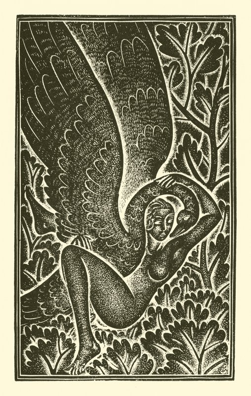 Leda elsket av Eric Gill