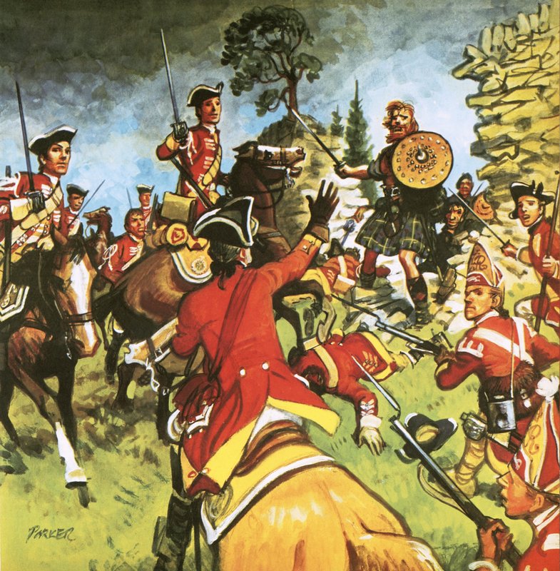 Slaget ved Culloden av Eric Parker