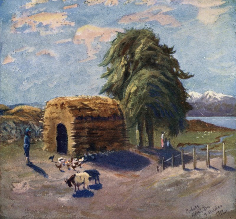 En landspolitistasjon av Ernest William Christmas