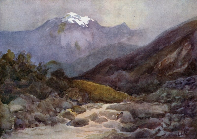 Lake Illumeni District, stryk nær Moquehue av Ernest William Christmas