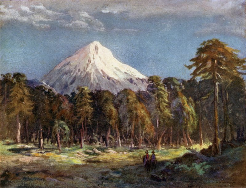 Mount Llanin, sørlige Andesfjellene av Ernest William Christmas