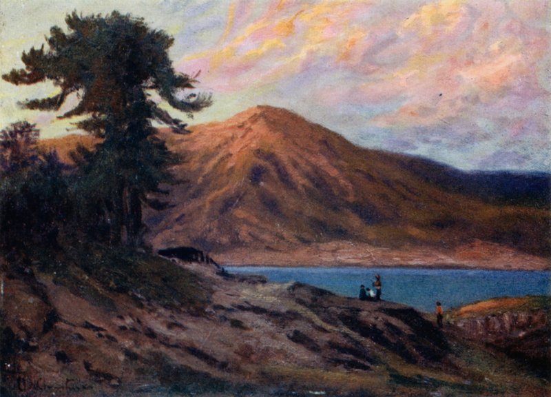 Pines på Lake Alumine av Ernest William Christmas