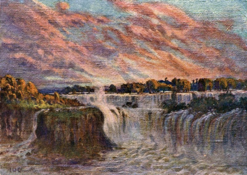 Iguazu-fossen av Ernest William Christmas