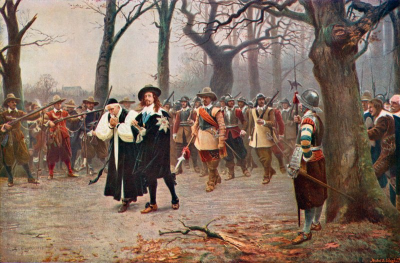 Kong Charles I på vei til sin henrettelse av Ernest (after) Crofts