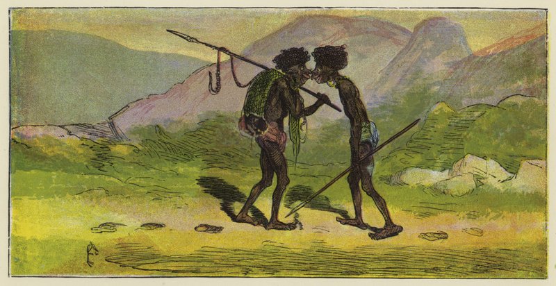 Ashanti hilsen av Ernest Henry Griset