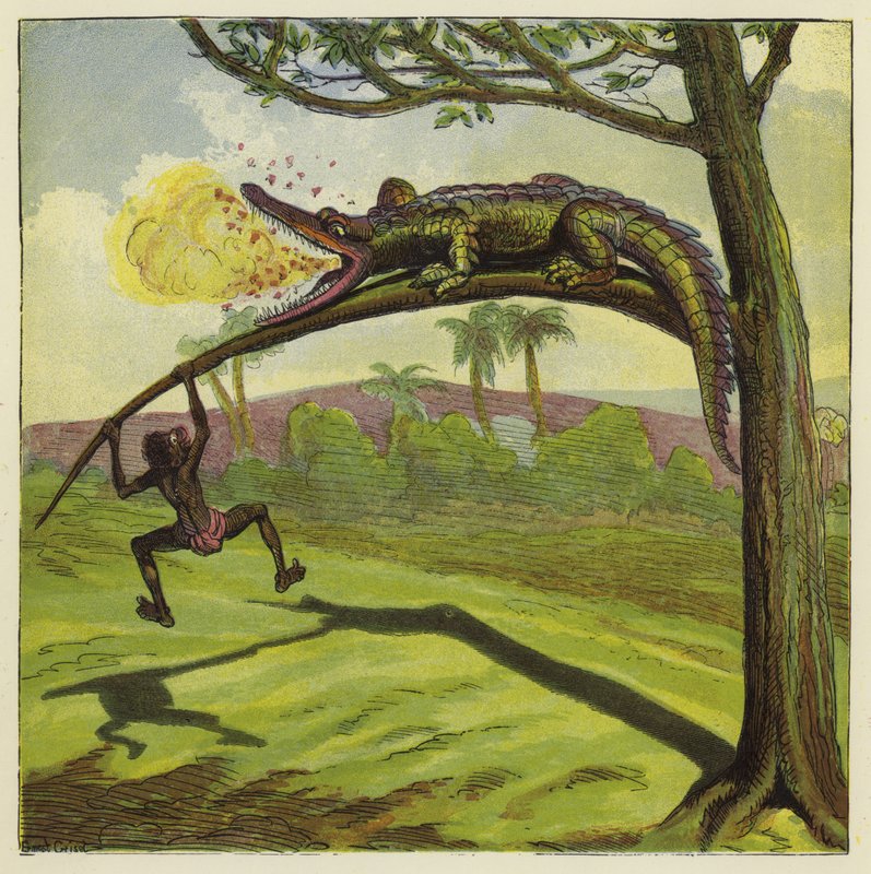 Krokodille av Ernest Henry Griset