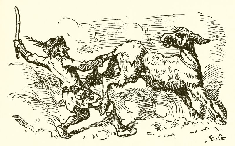 Rumpa i løvens hud av Ernest Henry Griset