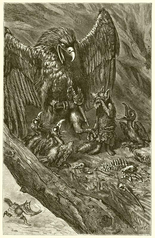 Ørnen og reven av Ernest Henry Griset