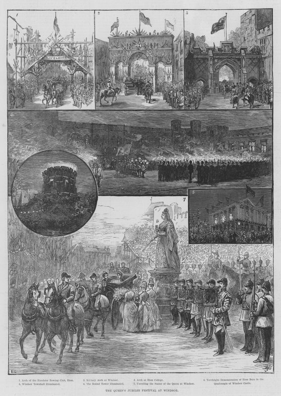 Dronningens jubileumsfestival i Windsor av Ernest Henry Griset