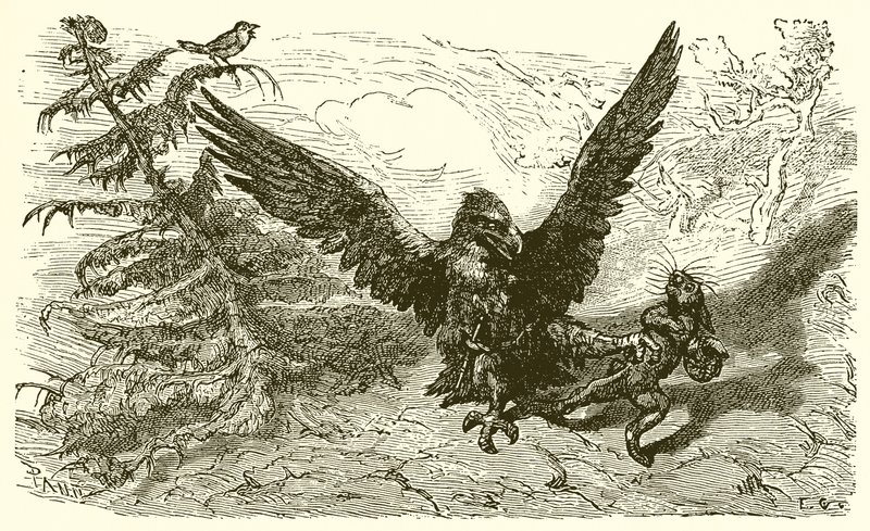 Spurven og haren av Ernest Henry Griset