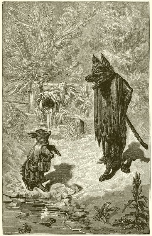Ulven og Lammet av Ernest Henry Griset