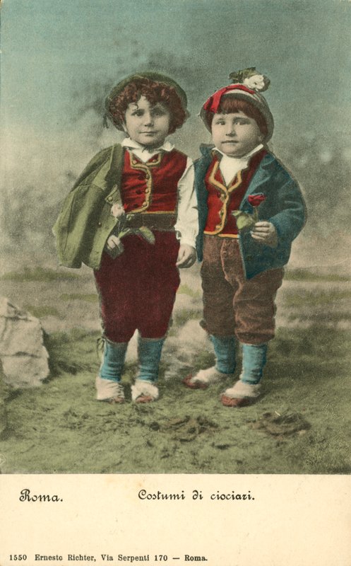 Kostymer av Ciociazi (farget bilde) av Ernest Richter