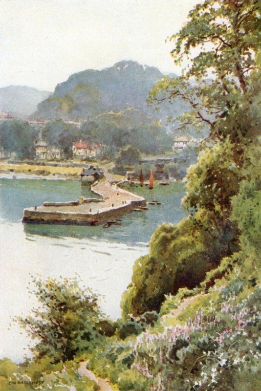 Aberdour (farge litho) av Ernest William Haslehust