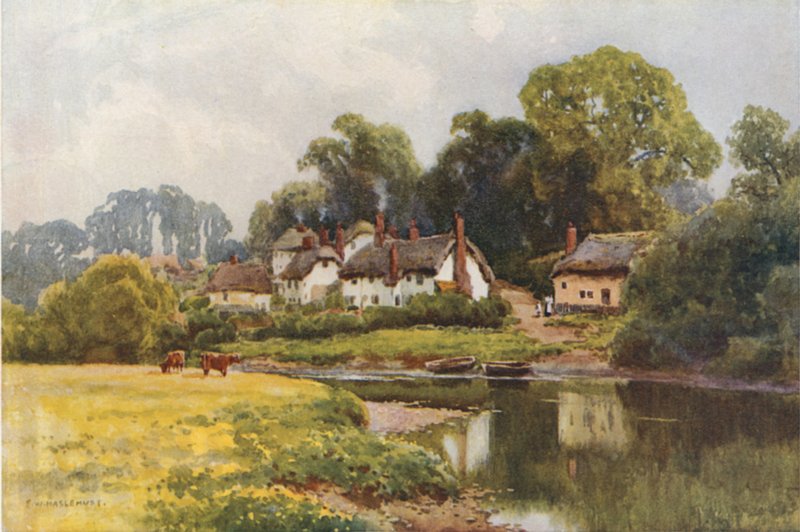 grevinne Weir (farge litho) av Ernest William Haslehust