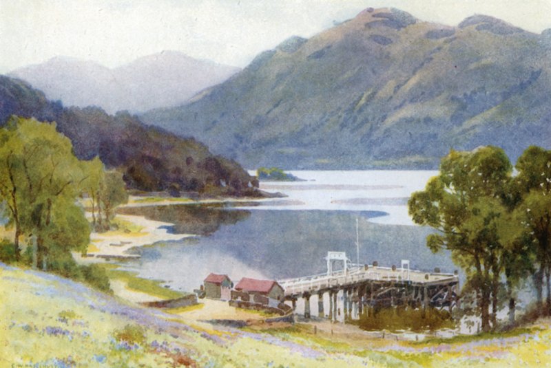 Tarbet (svart litho) av Ernest William Haslehust