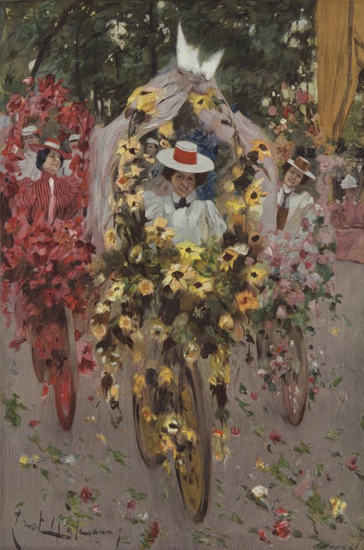 Sykkelkarneval av Ernst Heilemann