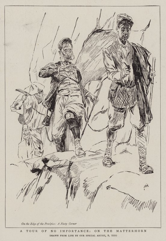 En omvisning uten betydning, på Matterhorn av Ettore Tito