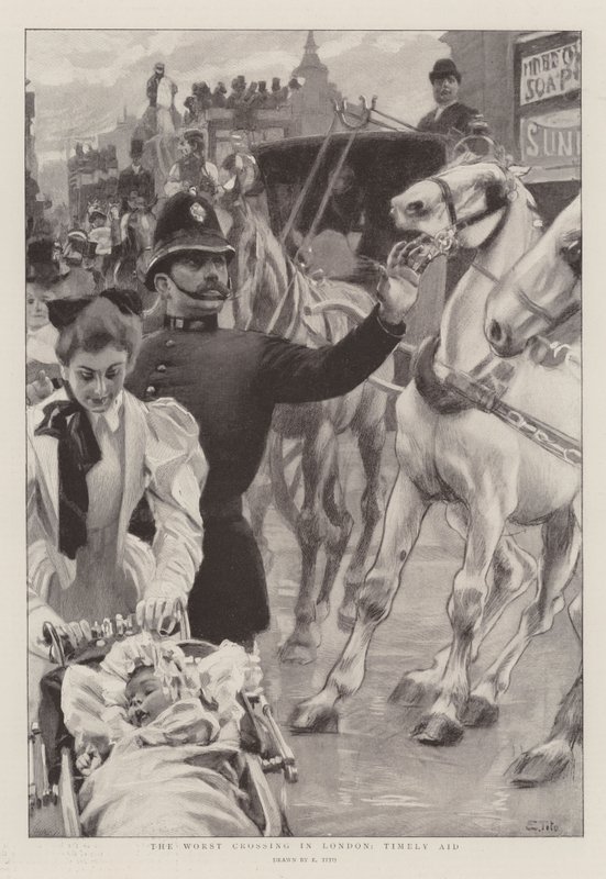 Den verste kryssingen i London, Timely Aid av Ettore Tito