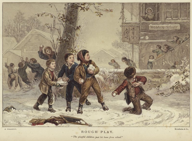 Rough Play av Eugene Alexis Girardet