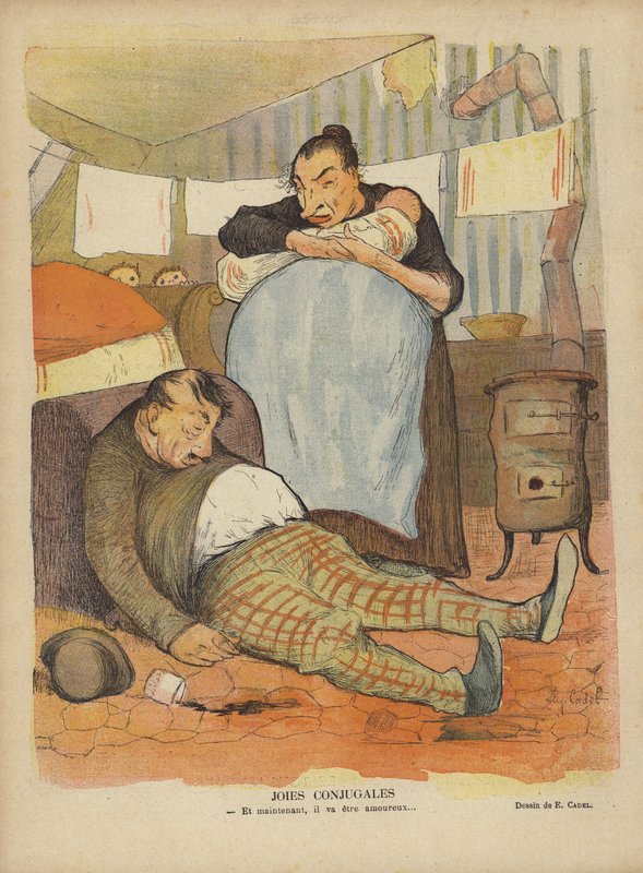 Illustrasjon for Le Rire av Eugene Cadel